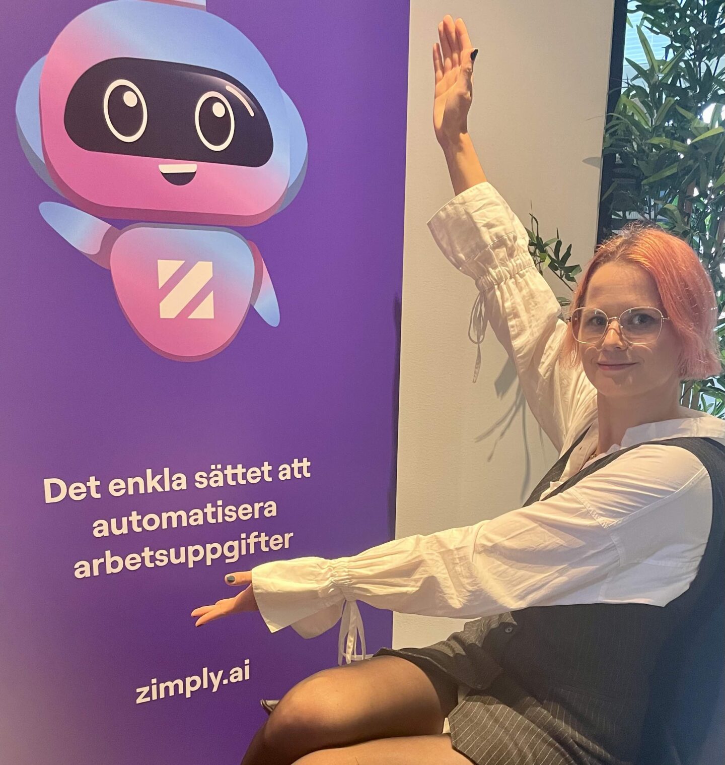 Bild på Beatrice Johansson, ny systemutvecklare hos Zimply.