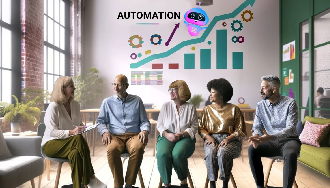 Bild på företagare som har infört automation i lågkonjunktur.